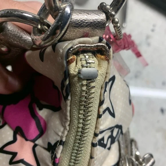 Coach Poppy Graffiti Shoulder Bag – Style No. L1077-16309 RARE - Picture 13 of 14